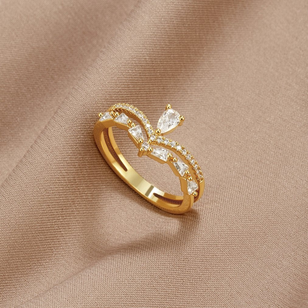 Aura – Anillo elegante de cristal