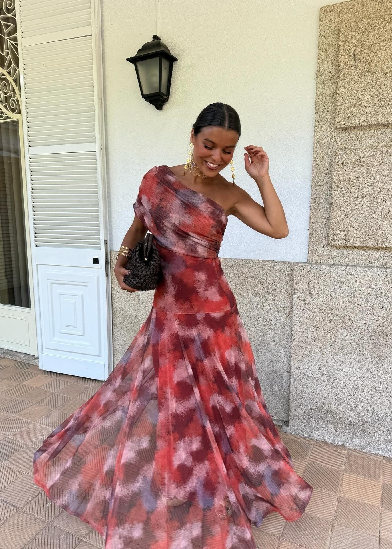 LUNA | Vestido tie dye maxi de diseño