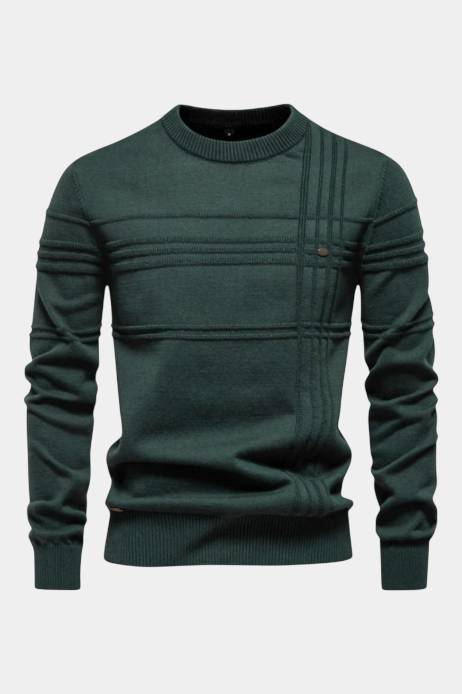 Suéter con patrones de rombos