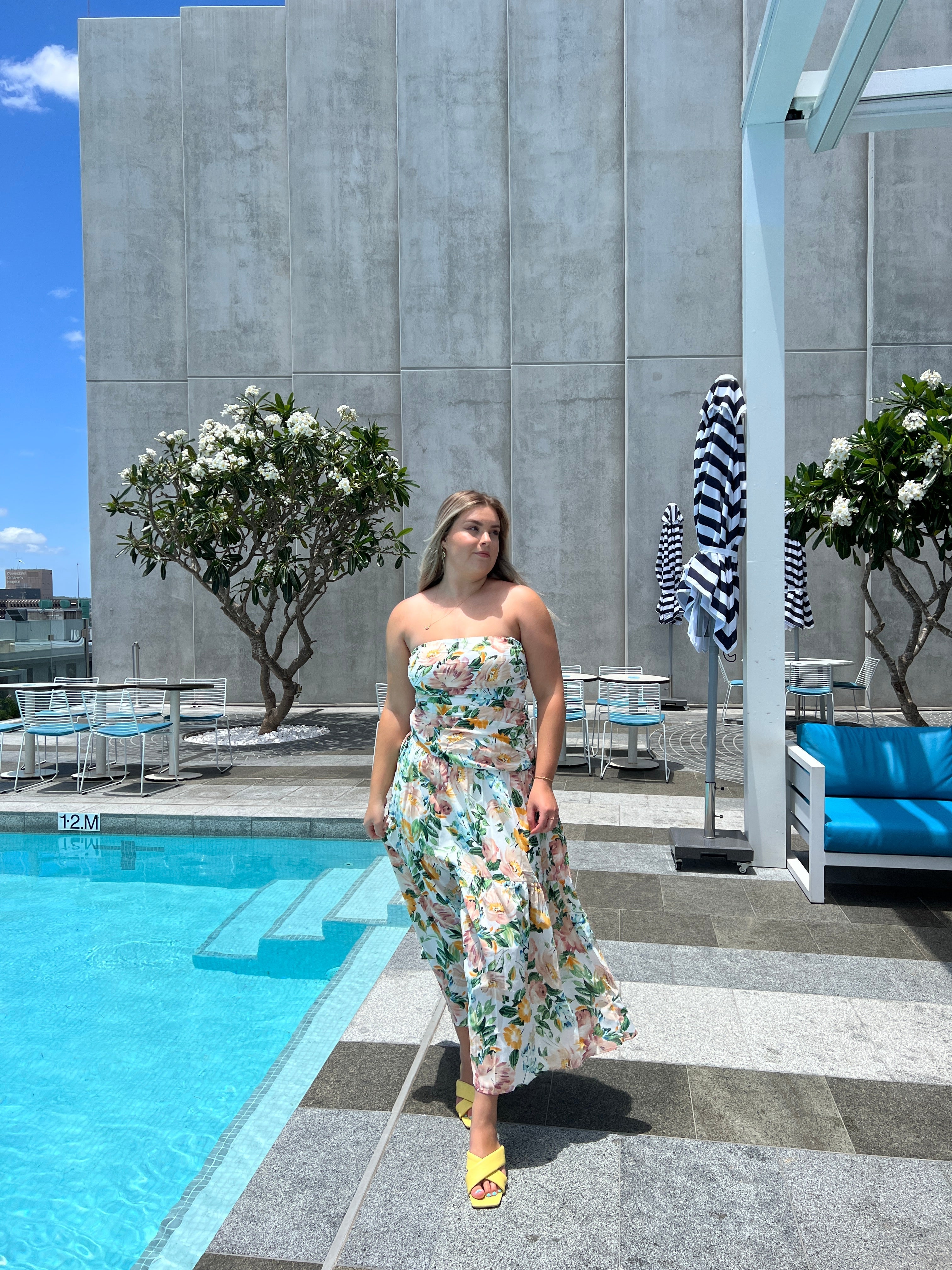 VESTIDO MAXI  - FLORAL