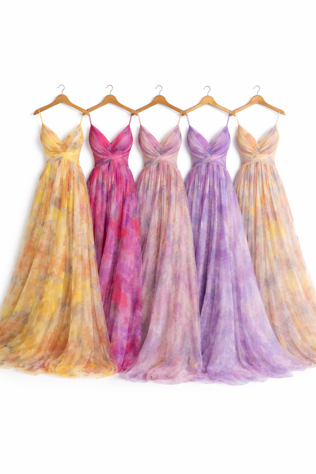 Claudia| Encantador vestido largo con estampado floral