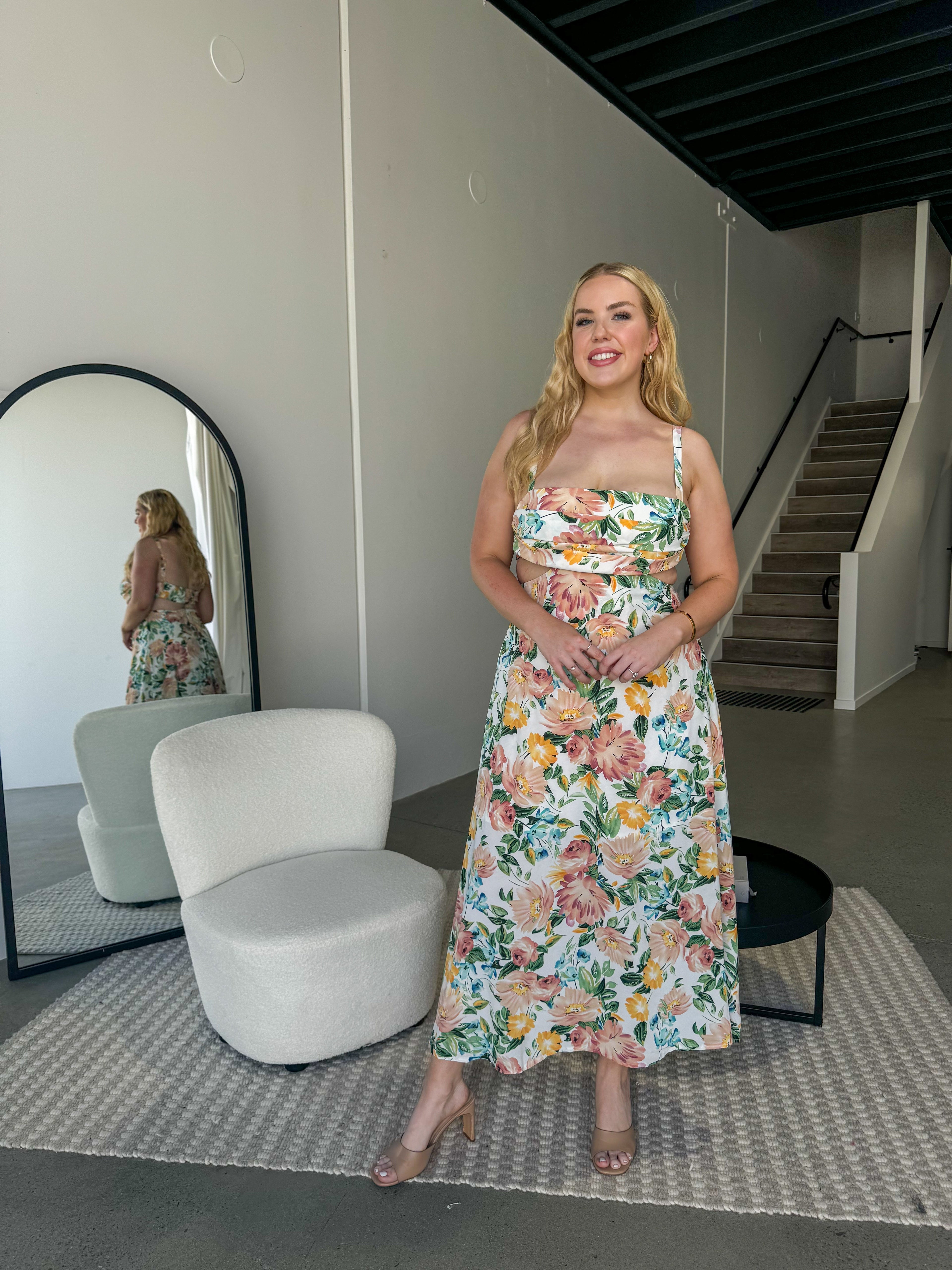 VESTIDO MAXI  - ESTAMPADO FLORAL