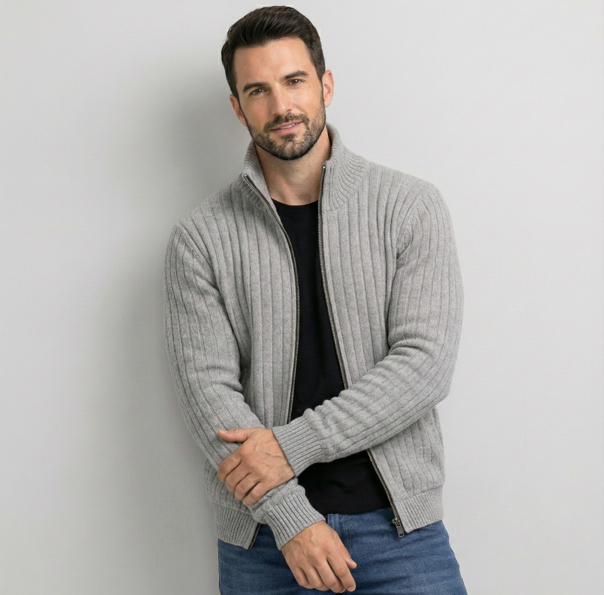 Alessio | Jersey con cremallera clásico