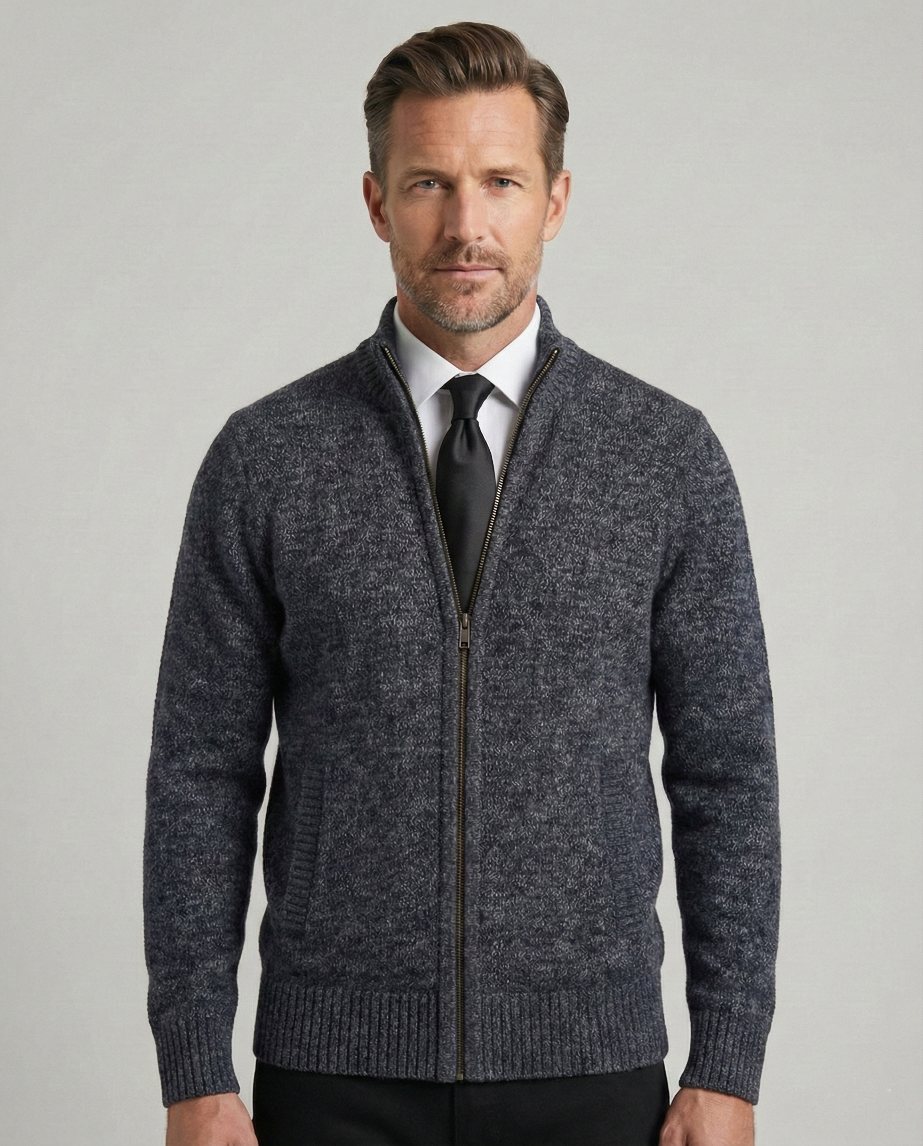 Leandro | Cárdigan de lana merino