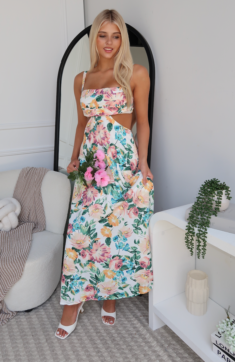VESTIDO MAXI  - ESTAMPADO FLORAL