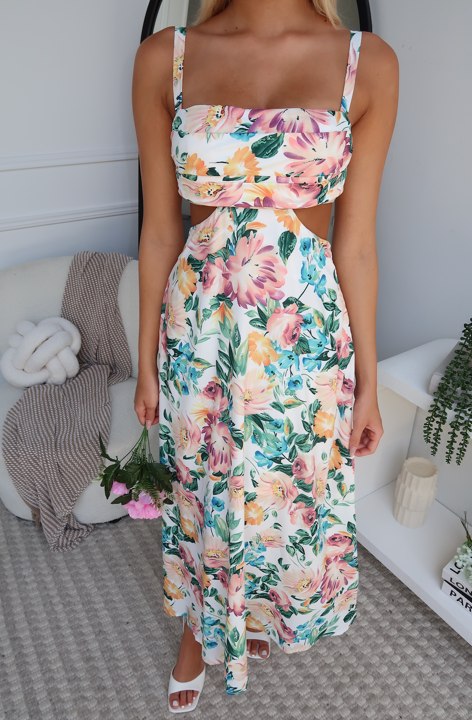 VESTIDO MAXI  - ESTAMPADO FLORAL