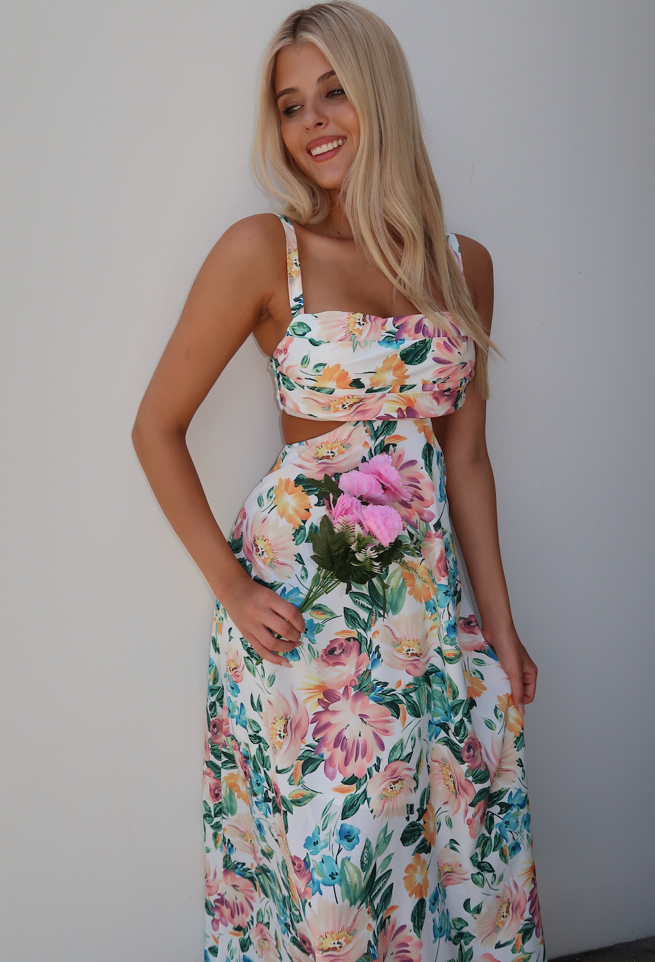 VESTIDO MAXI  - ESTAMPADO FLORAL