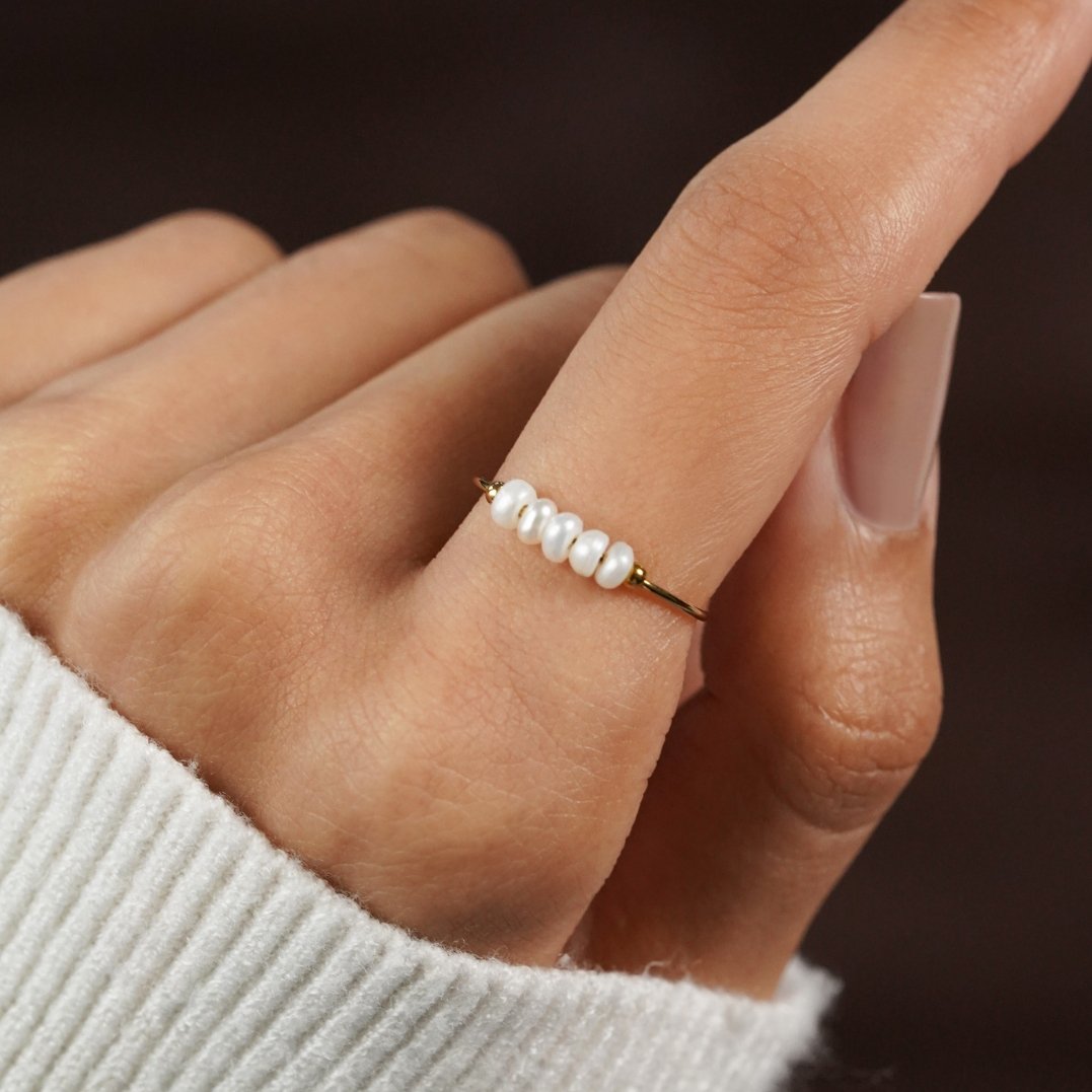 Gracia – Anillo de perlas de agua dulce