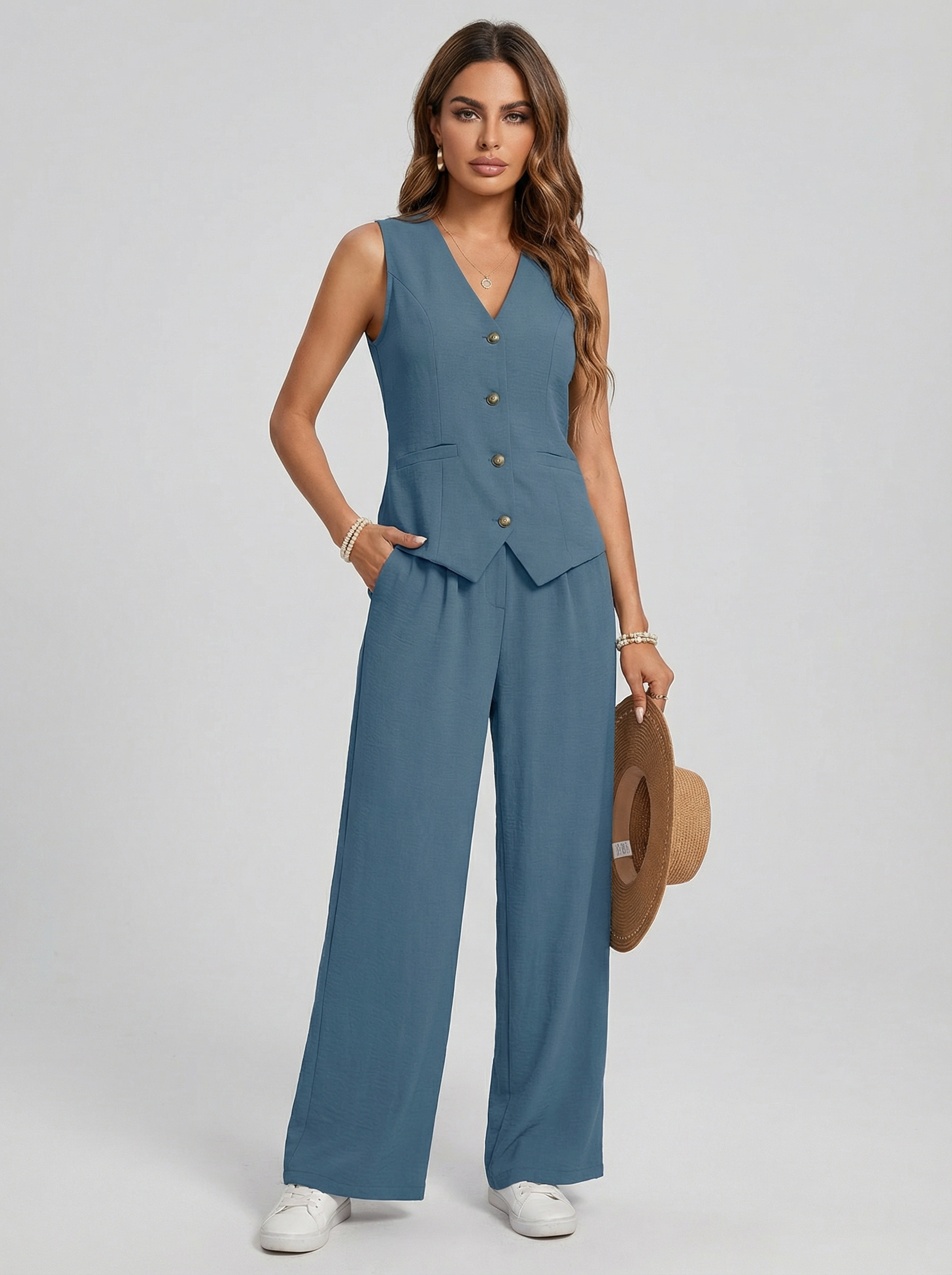 Sofía | Conjunto Chaleco + Pantalón de regalo