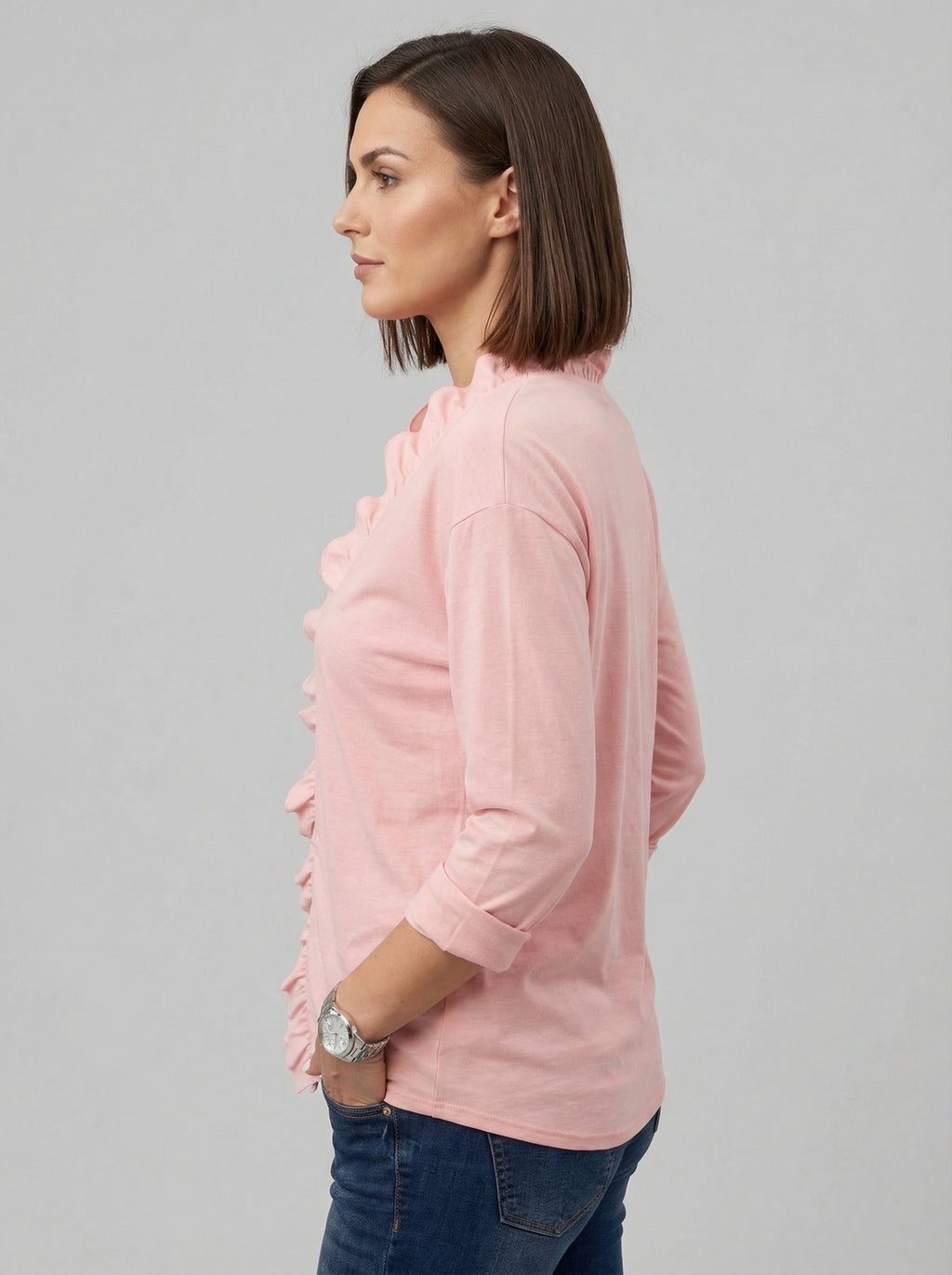 Indie | Blusa con volantes y cuello en V