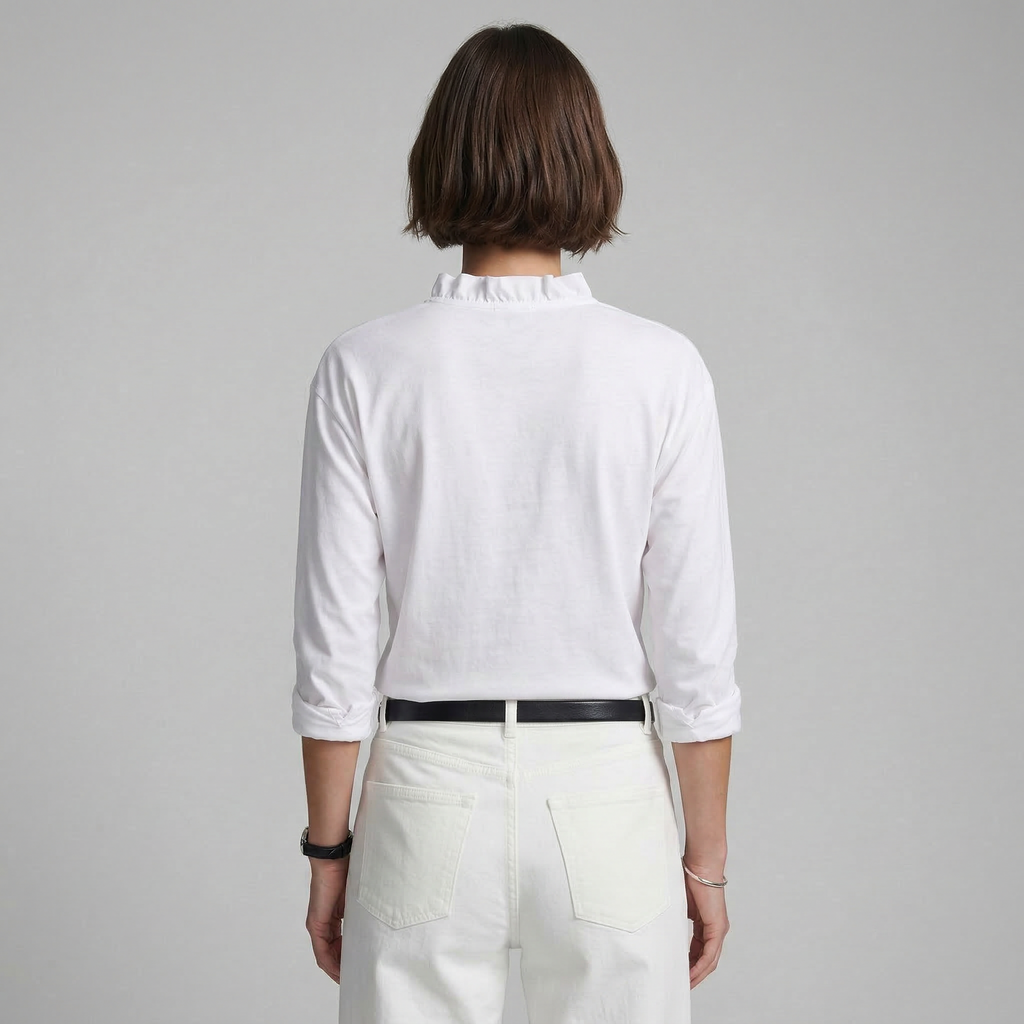 Indie | Blusa con volantes y cuello en V