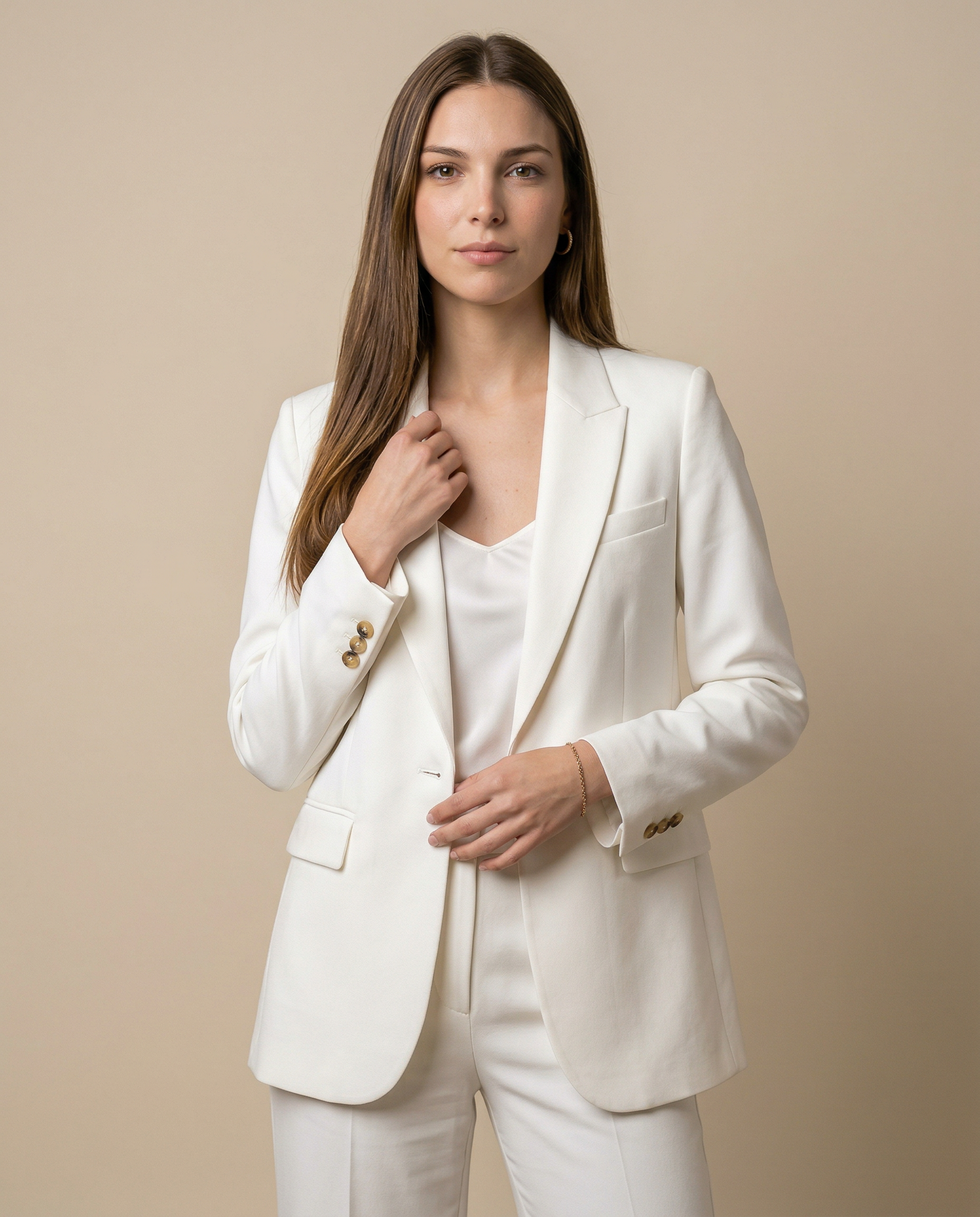 PAULA™| BLAZER CASUAL CON BOLSILLOS DELANTEROS
