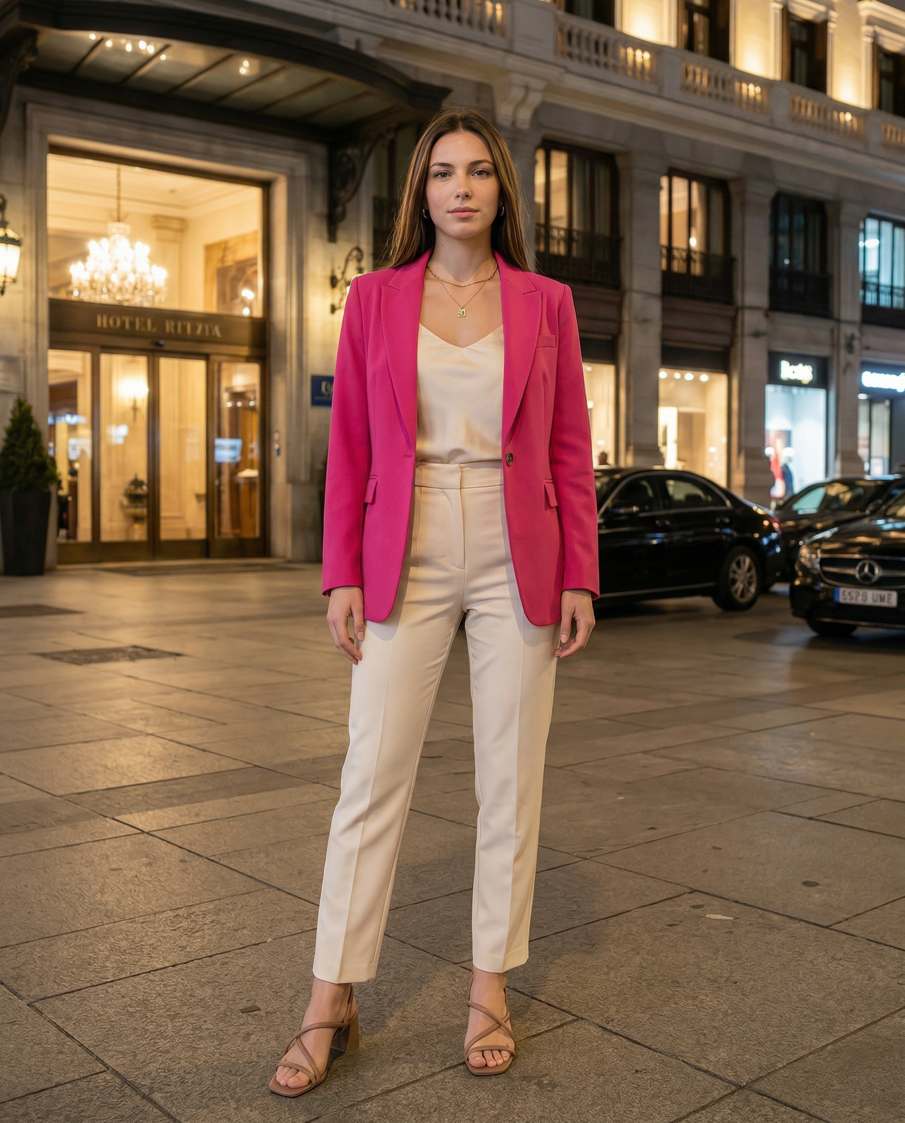 PAULA™| BLAZER CASUAL CON BOLSILLOS DELANTEROS