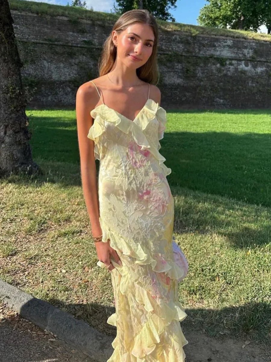 Beatrice | Vestido Soñado con Volantes